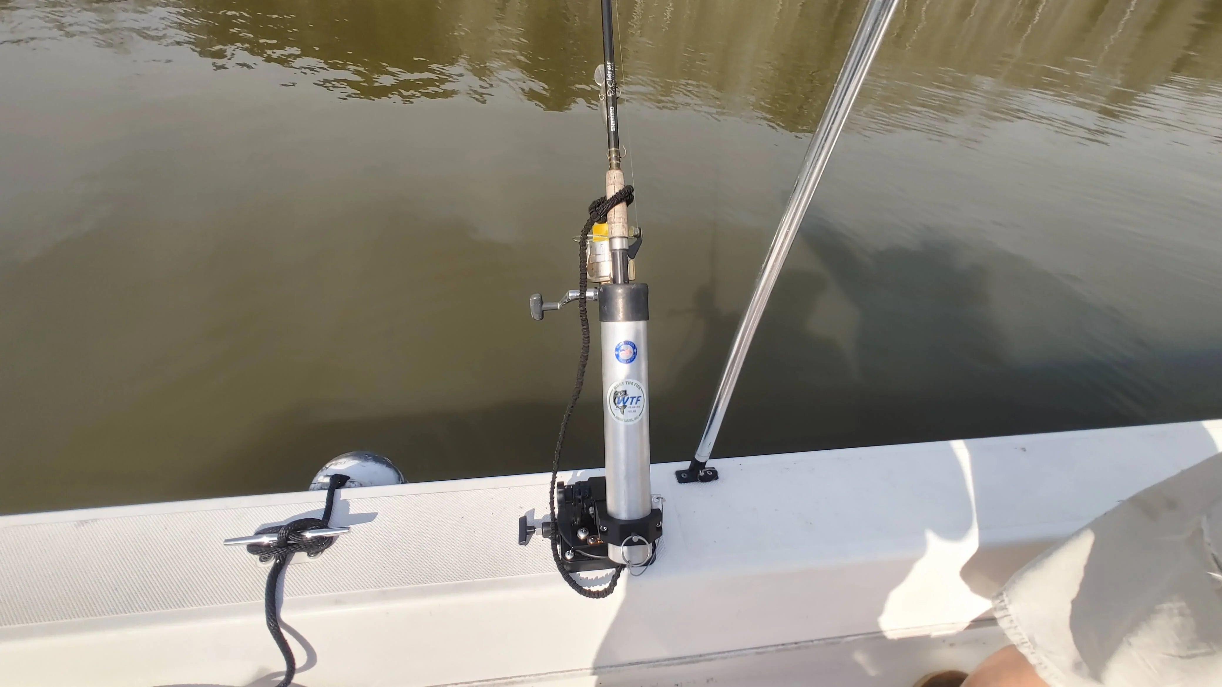 boat fishing rod holders RH3740 Holder A slot is provided for the reel to slip into to prevent the rod from moving Fishing Rod Holder Kit