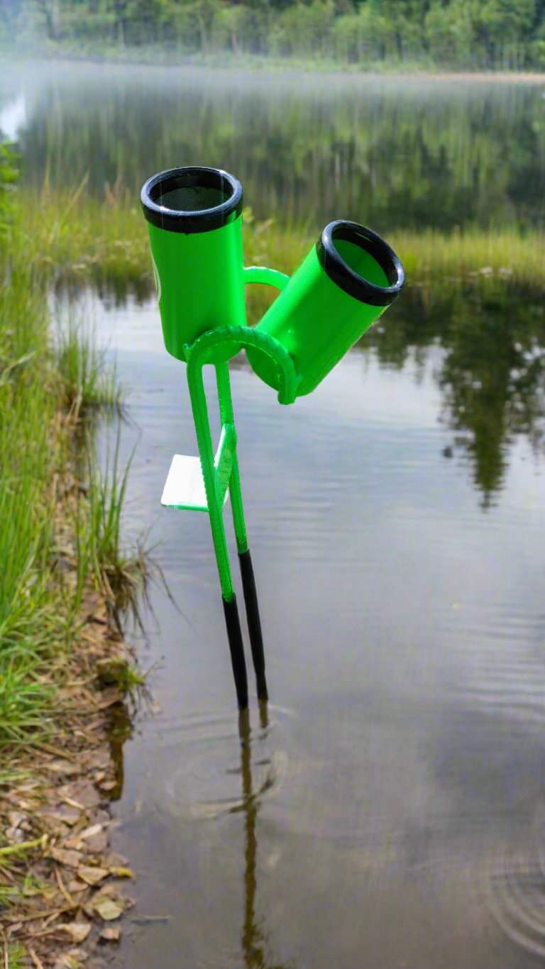 Heavy Duty Bank Fishing Rod Holder - Reel Them In - What the Fish Fishing Gear