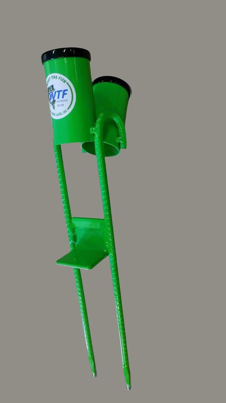 Heavy Duty Bank Fishing Rod Holder - Reel Them In - What the Fish Fishing Gear