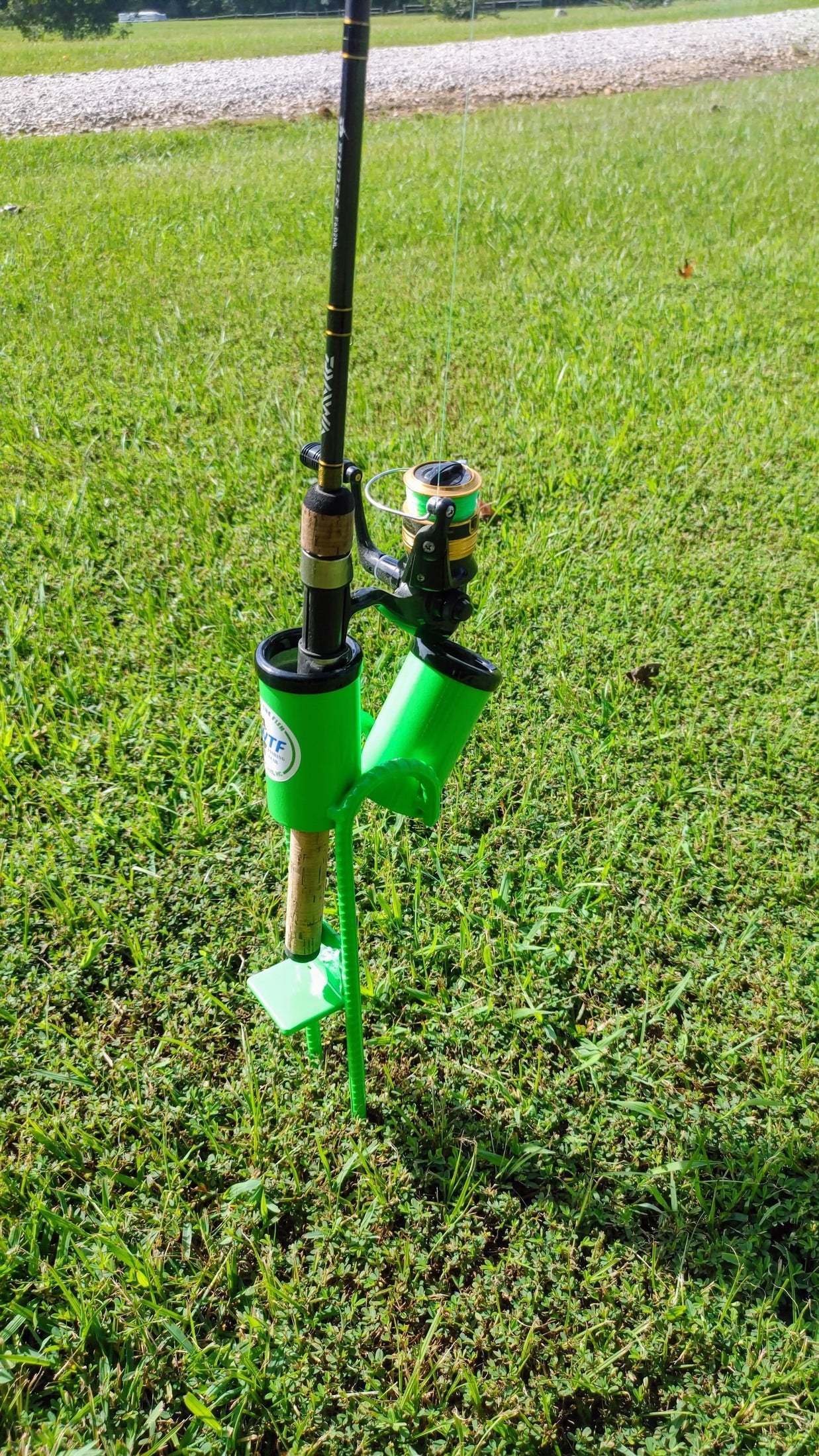 Heavy Duty Bank Fishing Rod Holder - Reel Them In - What the Fish Fishing Gear