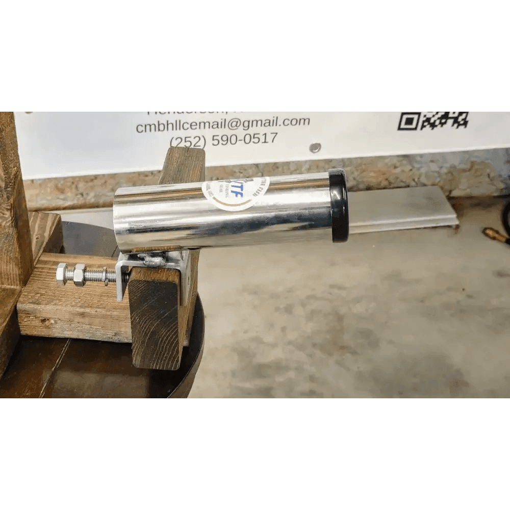 Clamp-on fishing rod holder, stainless steel with four variations - What the Fish Fishing Gear