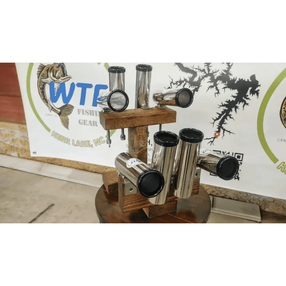 Versatile Clamp-On Fishing Rod Holder - What the Fish Fishing Gear