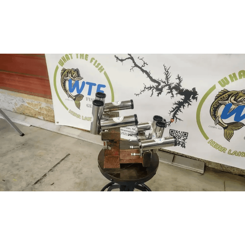 Versatile Clamp-On Fishing Rod Holder - What the Fish Fishing Gear