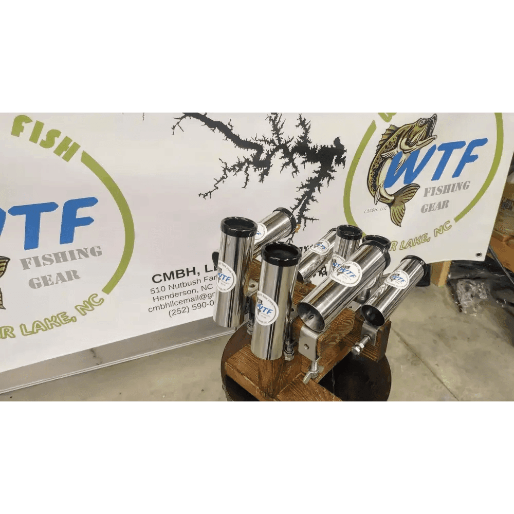 Versatile Clamp-On Fishing Rod Holder - What the Fish Fishing Gear