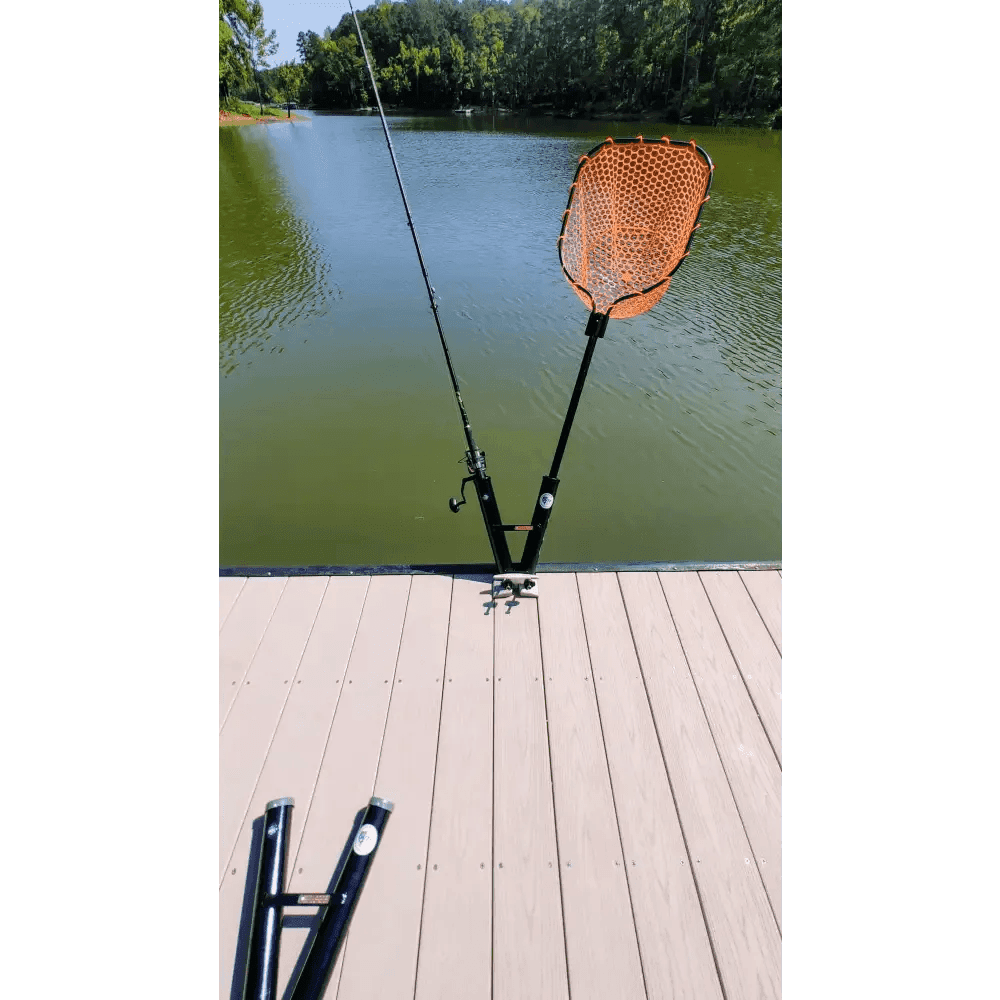 Fishing Rod Holder for Docks and Piers - "Dock-It Fisher" - What the Fish Fishing Gear