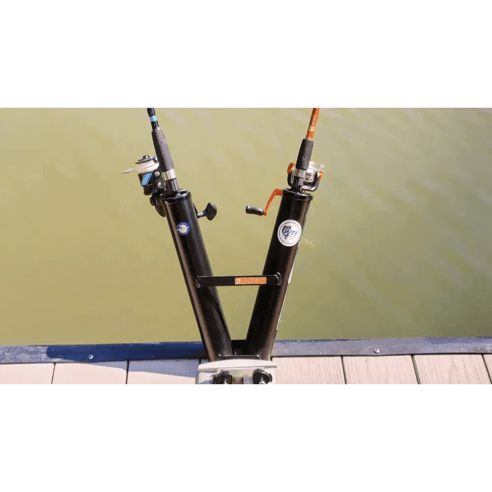 Fishing Rod Holder for Docks and Piers - "Dock-It Fisher" - What the Fish Fishing Gear