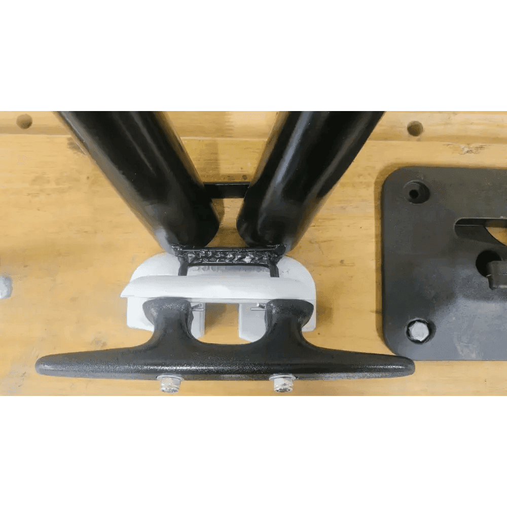 "Dock-It Fisher" : dock and pier rod holder 10" cleat addition - What the Fish Fishing Gear