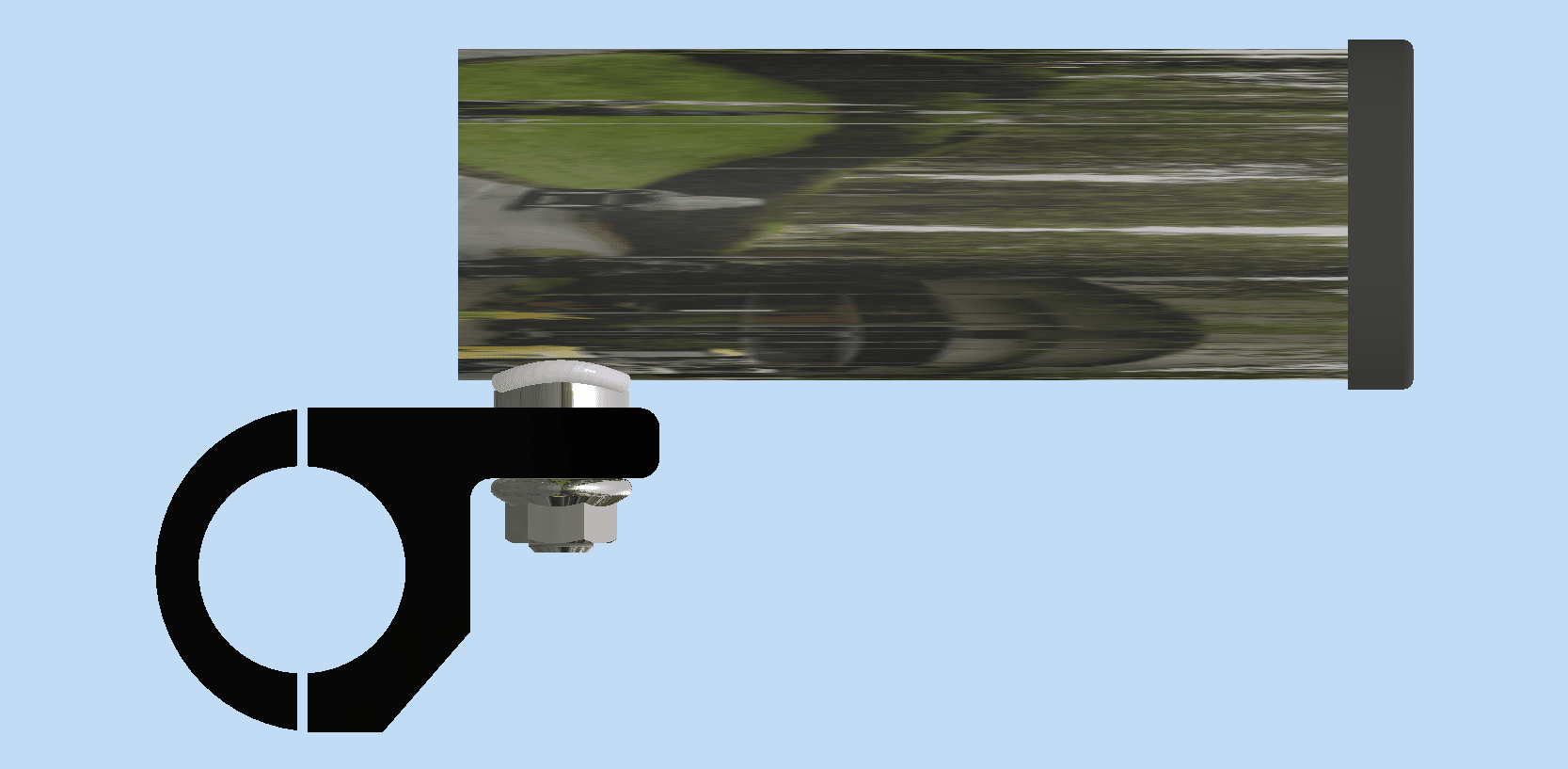 Boat Rail Rod Holder - Rail and Tubing Clamp Around Fishing Rod Holder - What the Fish Fishing Gear