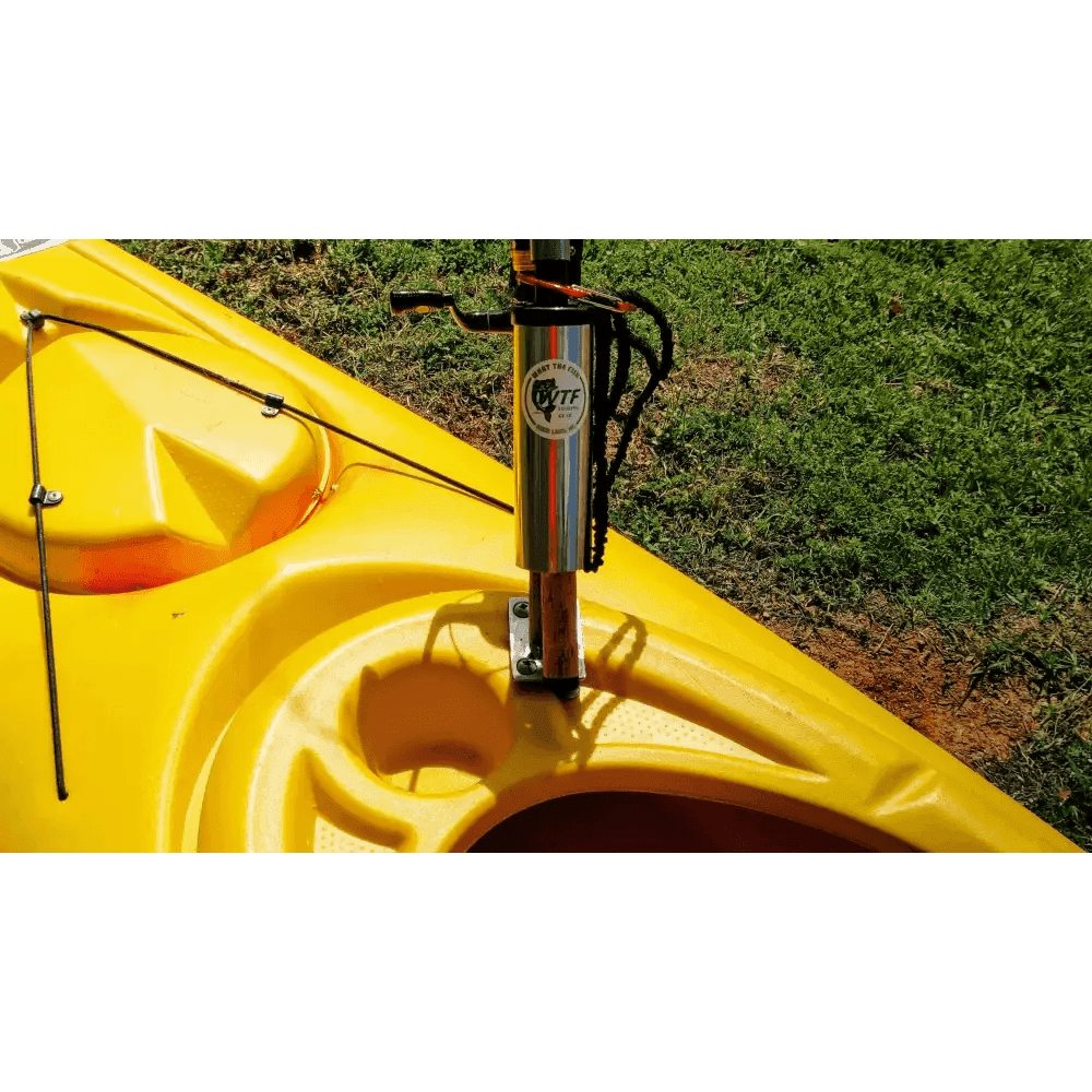 Kayak Fishing Rod Holder Stainless Steel - What the Fish Fishing Gear