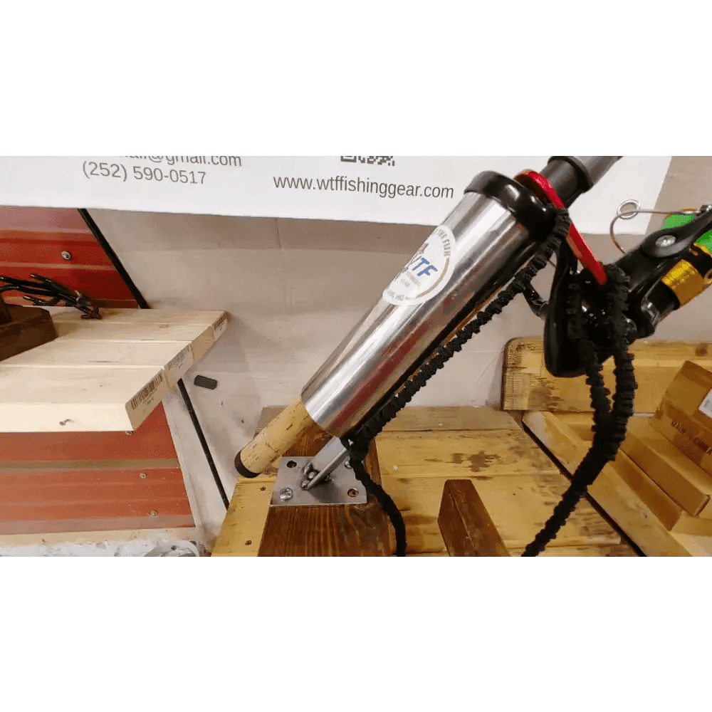 Kayak Fishing Rod Holder Stainless Steel - What the Fish Fishing Gear