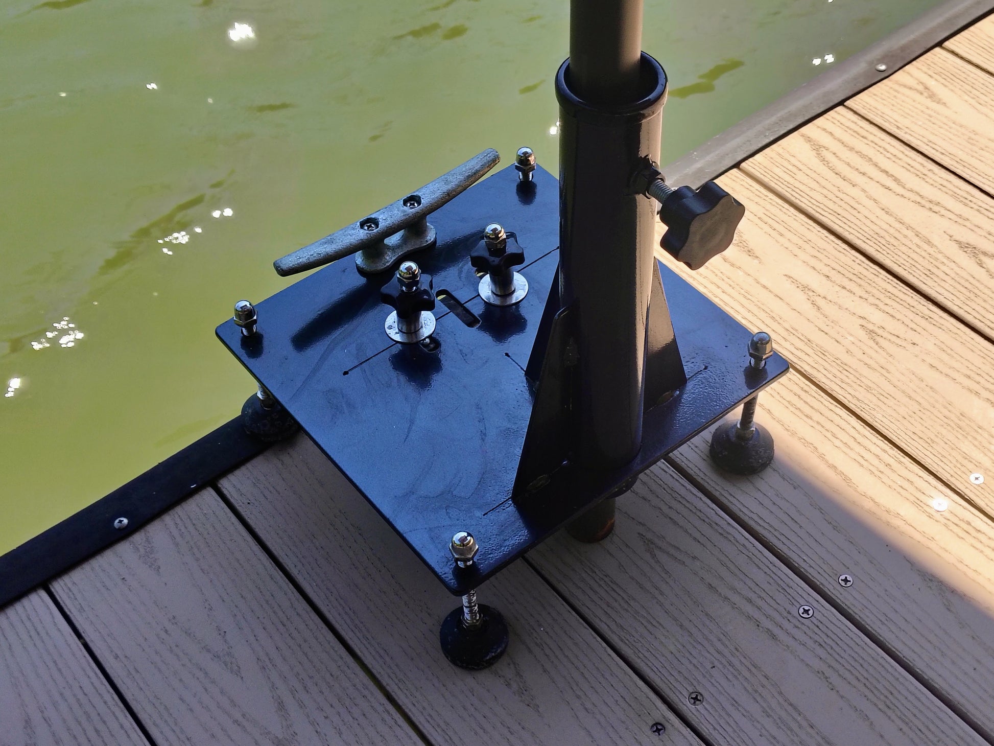 fishing rod holder umbrella The Lord of the Tools 2PCS Aluminum Alloy Boat Holder Mount Bracket Connector for Outdoor Fishing Chair Fishing Box Pole-Fishing Platform : Sports & Outdoors ready mount designed for outdoor adventures and tailgating. Toddmomy Parasol Stand Adapter Fishing