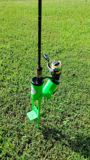 Heavy duty Bank Fishing Rod Holder with 4 rod holding positions