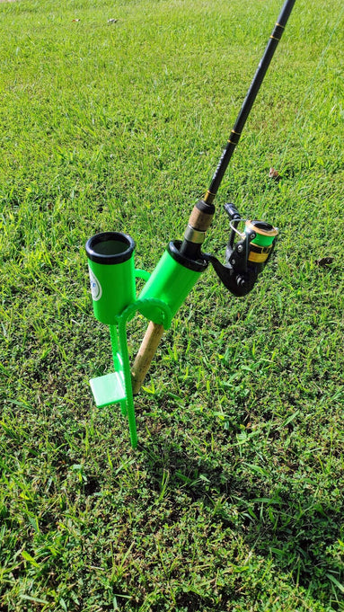 Heavy duty Bank Fishing Rod Holder with 4 rod holding positions Heavy duty Bank Fishing Rod Holder with 4 rod holding positions