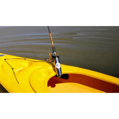 fishing rod holder for kayak Versatile Clamp-On Fishing Rod Holder with four positional variations