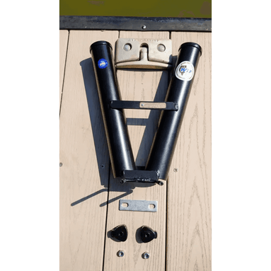 boat cleat fishing rod holder Fishing Rod Holder for Docks and Piers