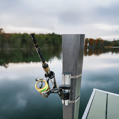 Post Clamp Fishing Rod Holder for Docks and Piers Post Clamp Fishing Rod Holder for Docks and Piers