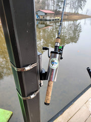 Post Fishing Rod Holder for Docks and Piers