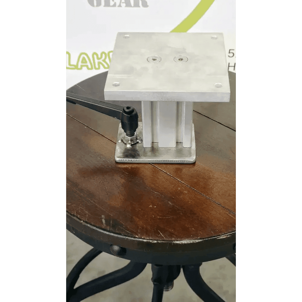 Pedestal mount for our boat rod holders with or without horizontal swivel mount