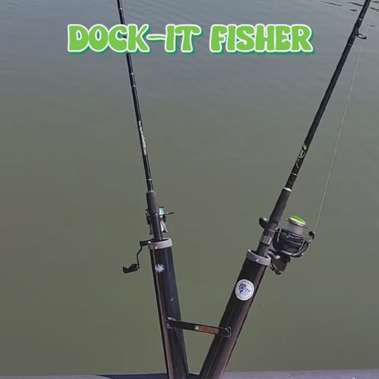 Dock-It Fisher catches catfish