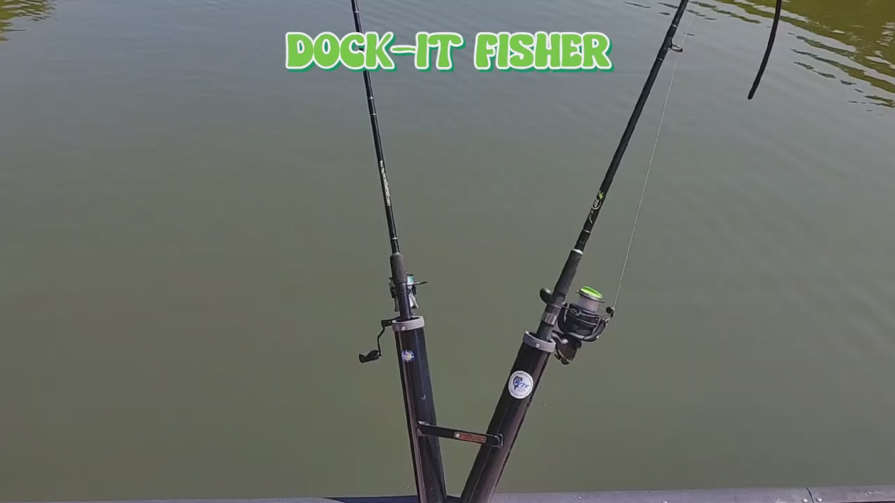 Dock-It Fisher catches catfish