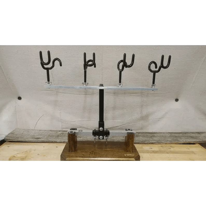 Spider Rig Fishing Rod Holder with Four Rod Positions - What the Fish Fishing Gear