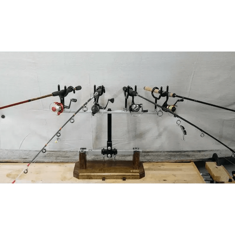 Spider Rig Fishing Rod Holder with Four Rod Positions - What the Fish Fishing Gear